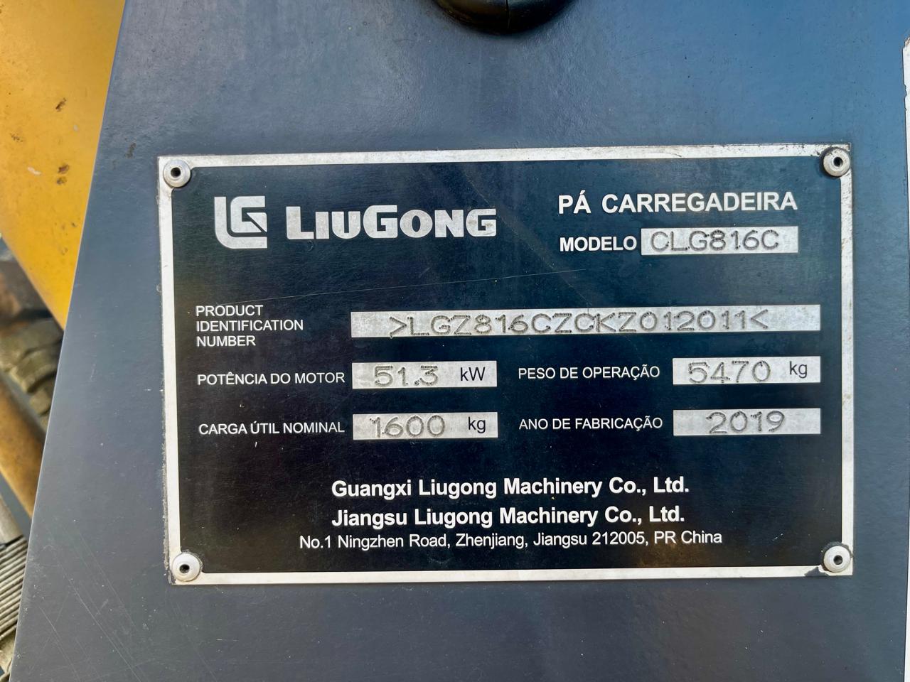 Carregadeira LiuGong 816c - Imagem 6